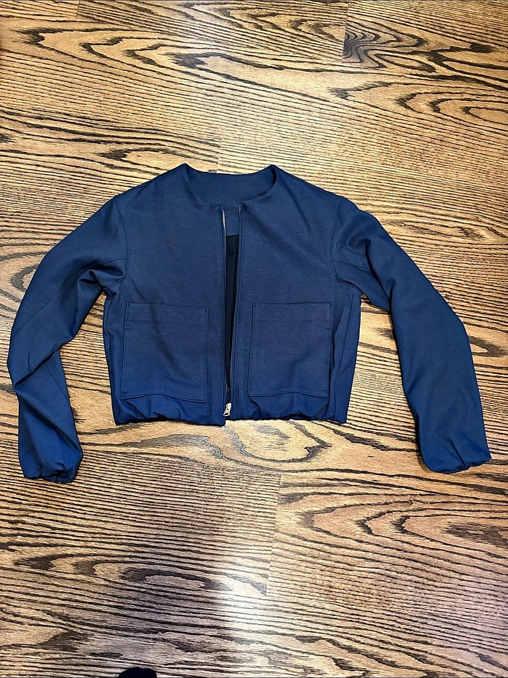 Women's Rhone Blue Bomber Jacket Like New